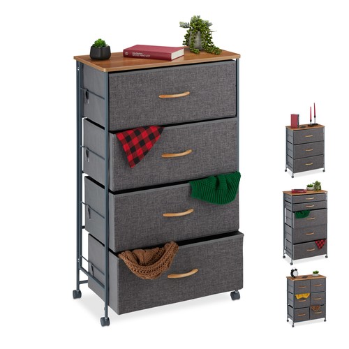 Schubladenschrank stoffkommode - schubladenschrank,