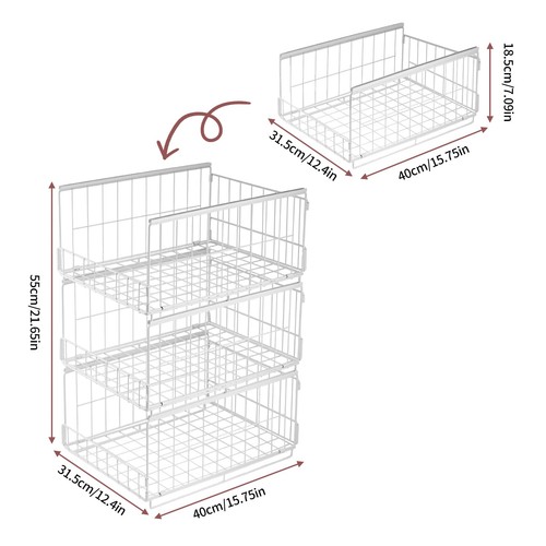 Schrank organizer - 3x,